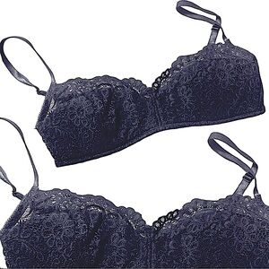 Black Lace Balconette bra